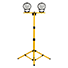 Twin Head Fixed Leg Tripod Flood Light